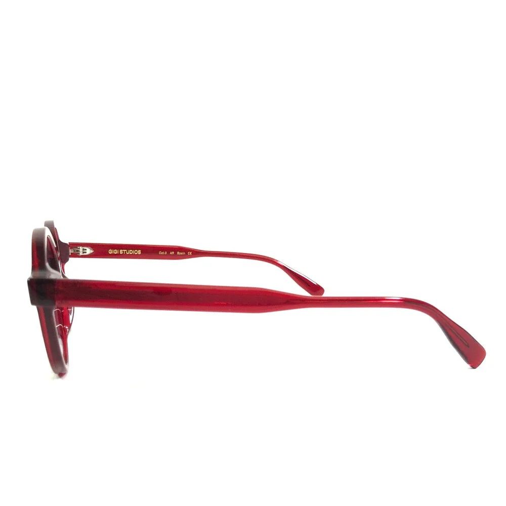 Gigi Studios Sunglasses AMALFI 6916/6 Clear Red Frames with Gray Gradient Lenses